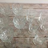 Lot of 10 glasses