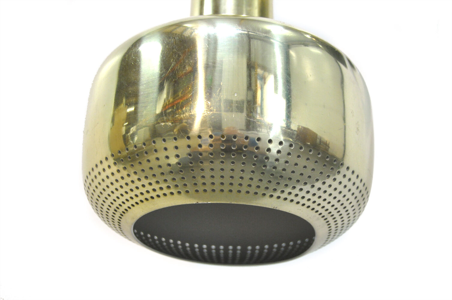 Pair of Guldpendel hanging lamps by Vilhelm Lauritzen for Louis Poulsen, Danish 1960s