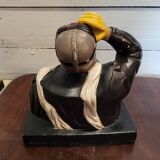 Plaster bust Aviator Sanios-Dumoni