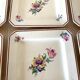 Square dessert plates