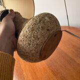 Lampe vintage en pierre du Gard