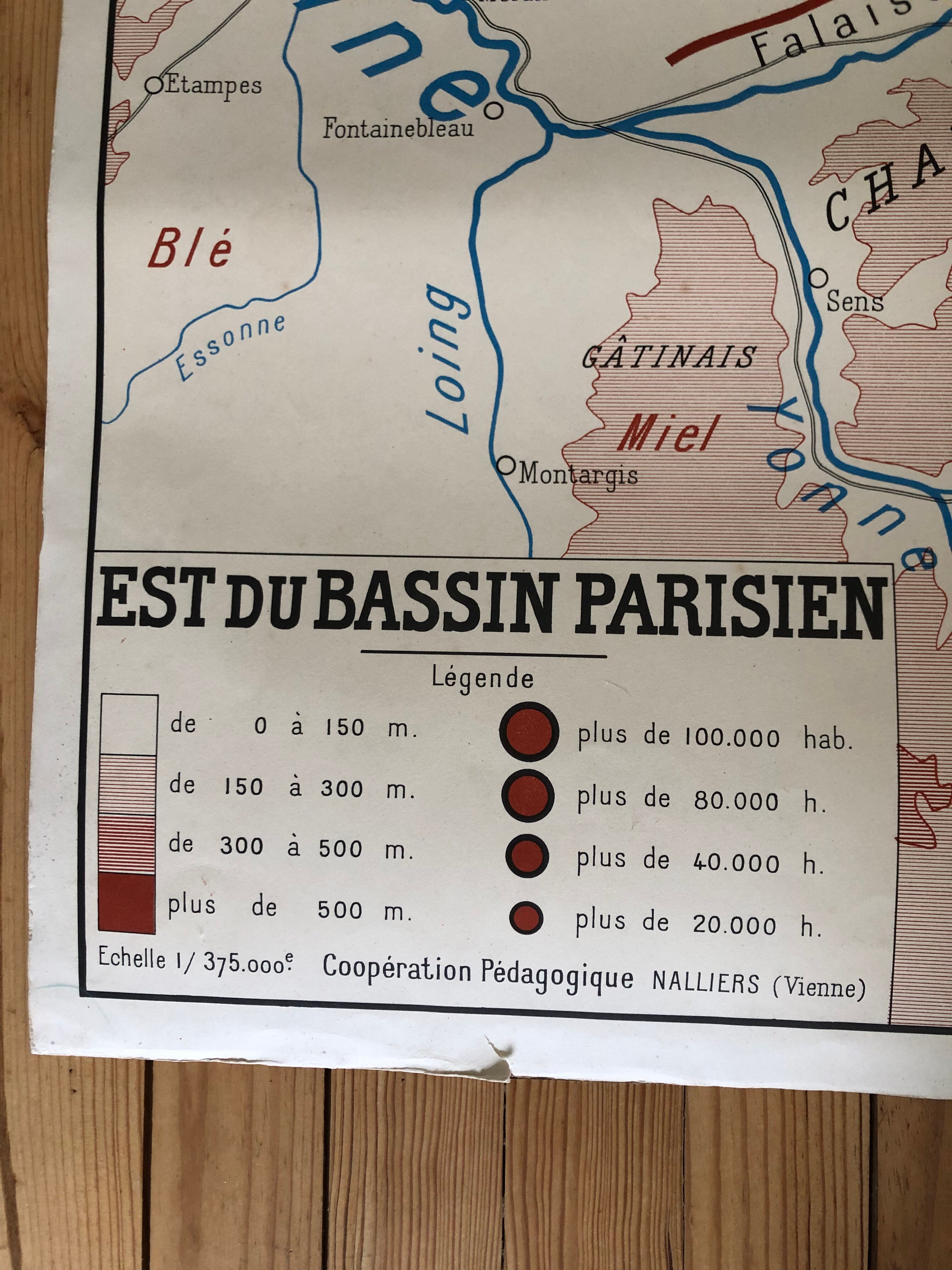 School poster East Paris/Loire