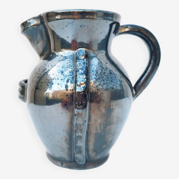 Vintage Accolay ceramic pitcher.