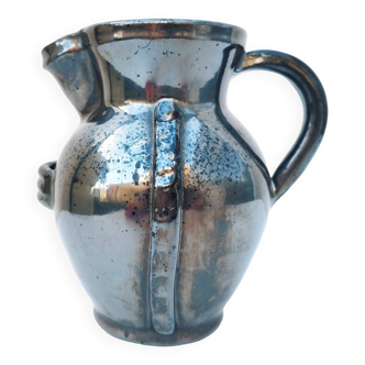 Vintage Accolay ceramic pitcher.