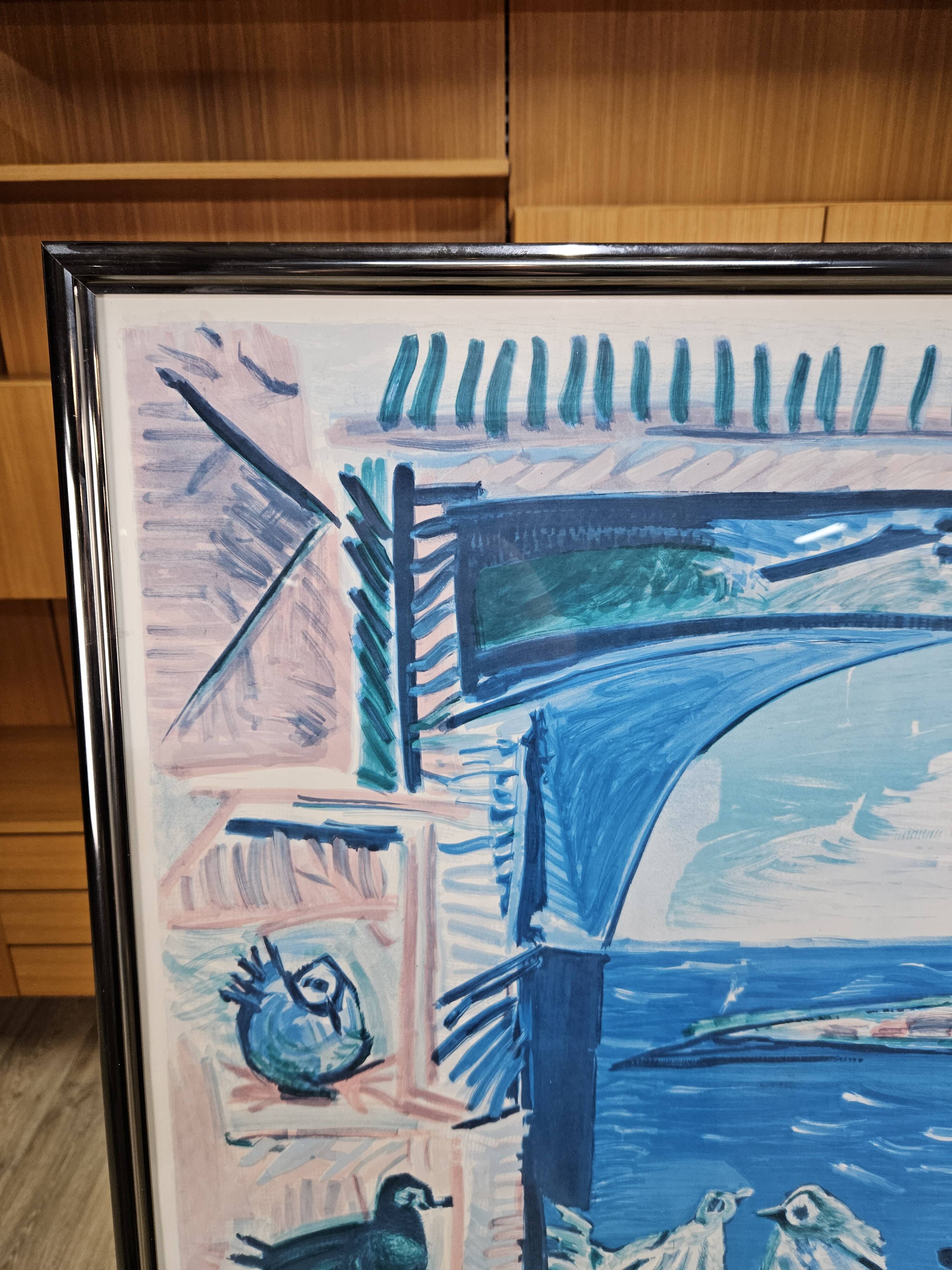 Henri Deschamps Lita. / Colored lithograph / Côte d'Azur