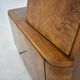Art Deco cabinet from 1940 made of walnut for UP Závody, Czechoslovakia.