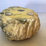 Empty alabaster ashtray pocket Italy