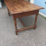 Old farmhouse table 2 drawers