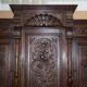 Dutch Carved Oak Wardrobe Early 19th Century