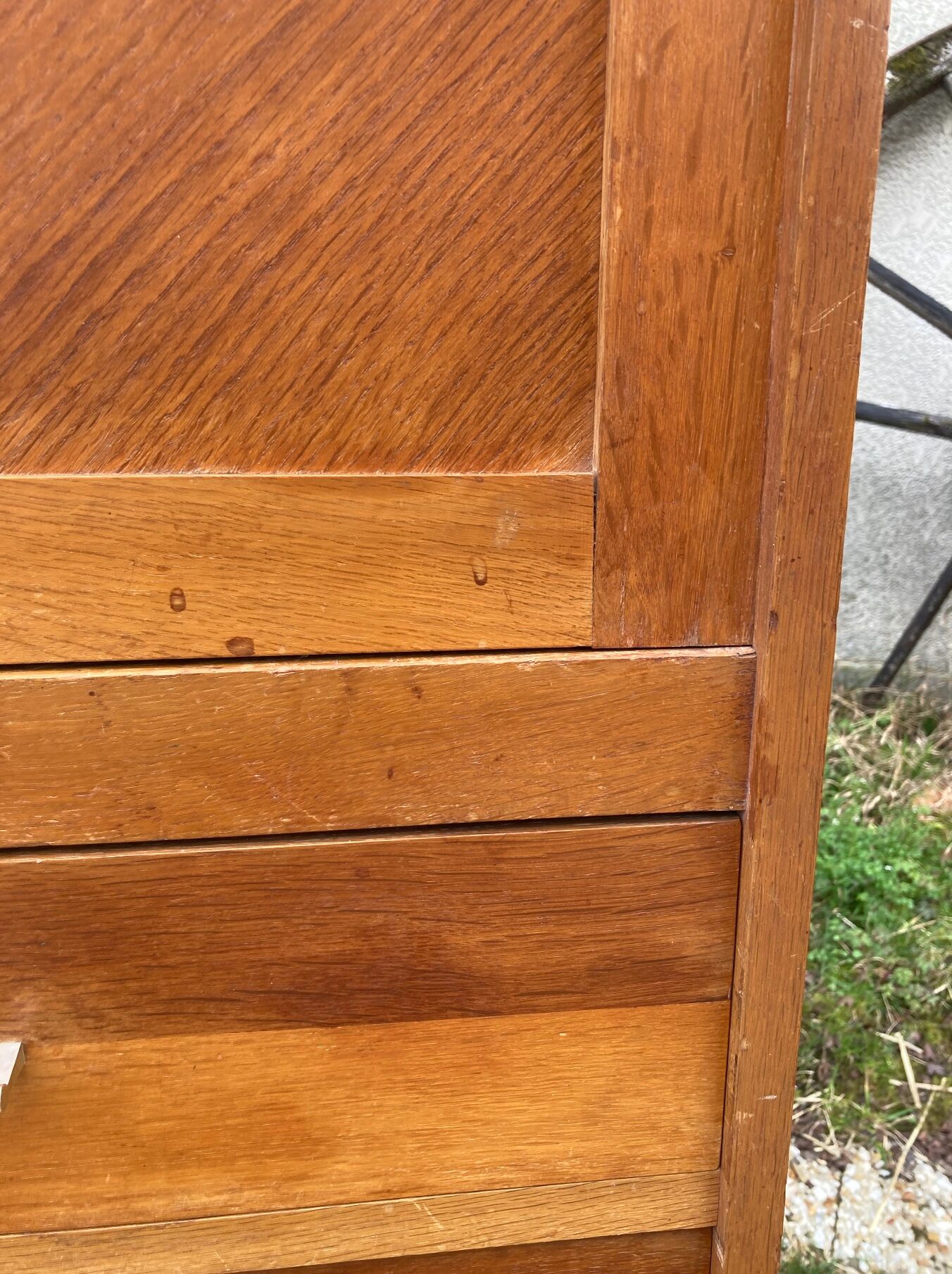 Vintage knitted bonnet feet compass