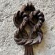 Carved wooden wall candle holder