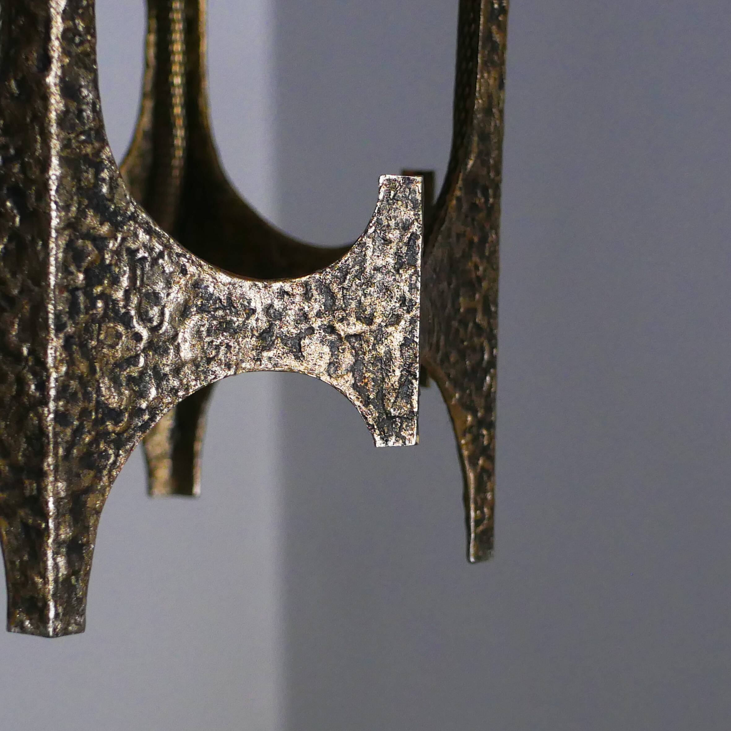 Plafonnier Brutalits de 1970 Production Italienne