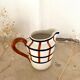 Milk pot model Bearn early XX - Basque crockery - Earthenware Creil and Montereau
