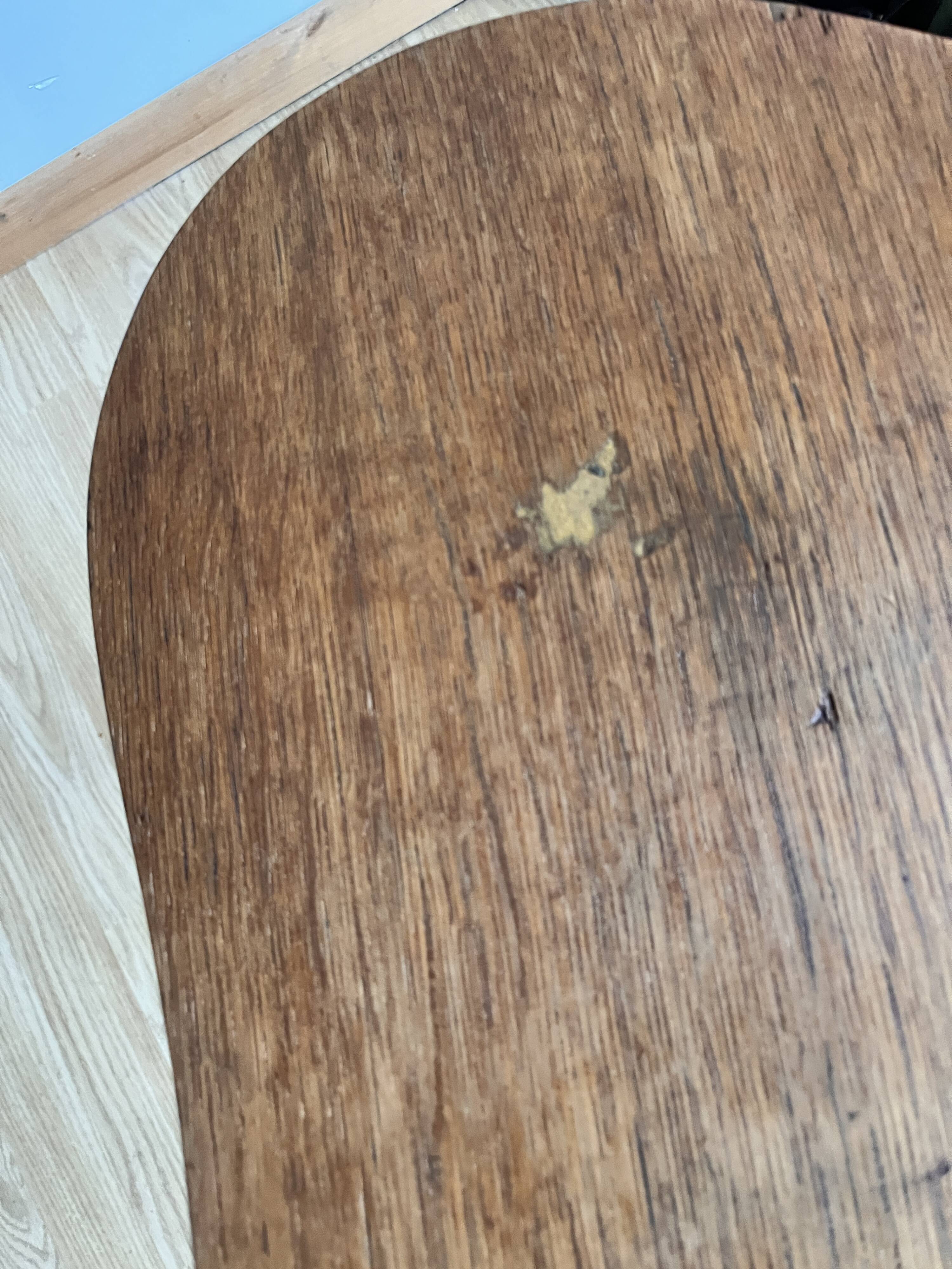 Tripod wooden coffee table