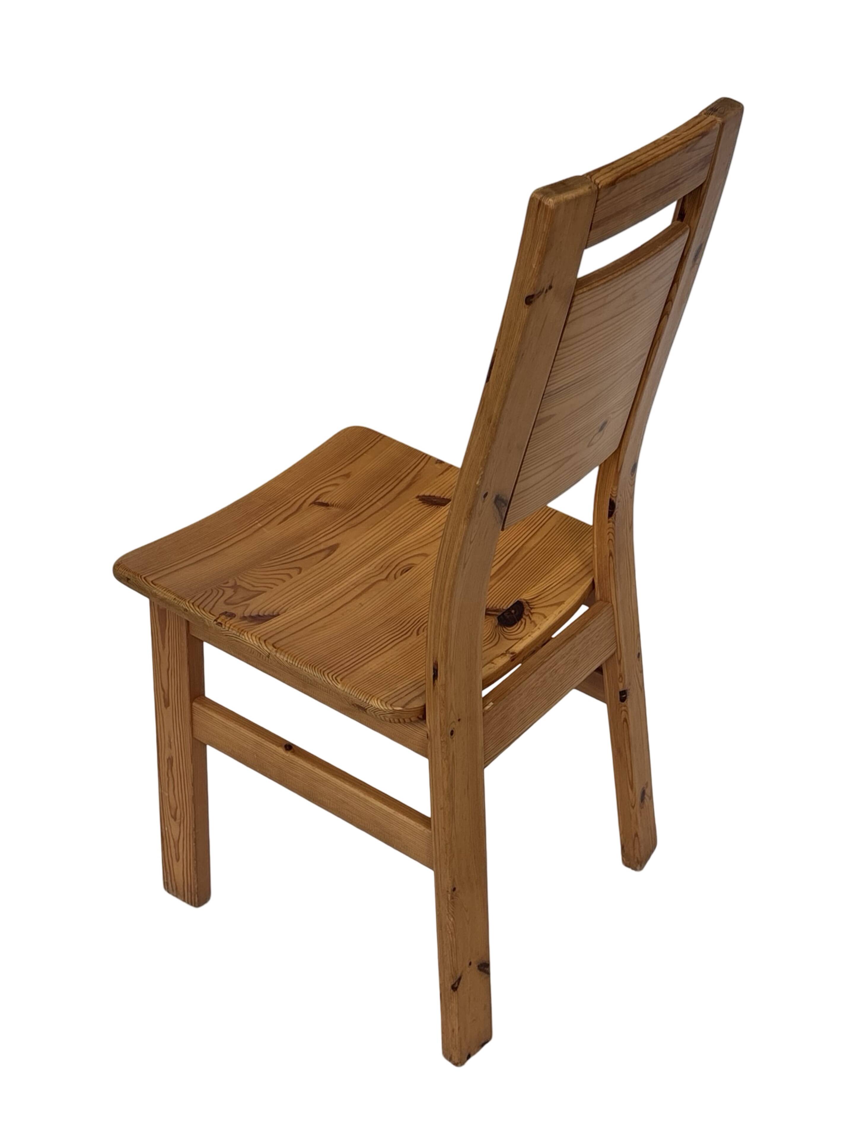 Vintage set of four dining room chairs Finnish Design Laukaan Puu