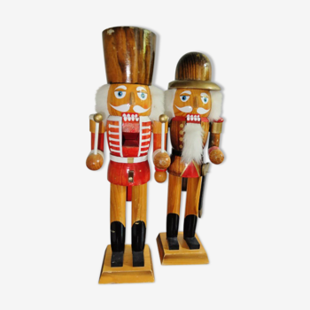 Lot 2 soldiers wooden Nutcracker