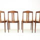 Set of Four Dining Chairs by Drevotvar, Czechoslovakia, 1970