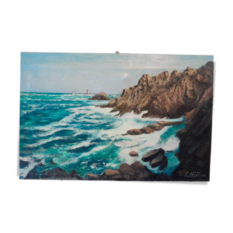 Rocky Scene Painting