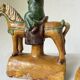Ming period terracotta equestrian ridge tile