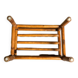 Small wicker rattan seat from the 50s/60s