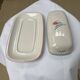 Vintage ceramic butter dish with lid.