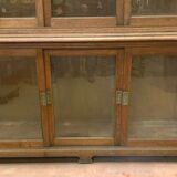 Two-body store window Solid Oak 20th century Buffet Table