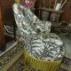 NIII toad armchair with black base