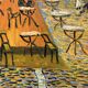 Reproduction tableau van gogh, terrasse de café arles