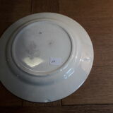 Flat plate in nimy earthenware bird decorations