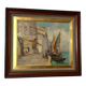 Swedish Oil on Panel – “Venice” by Knut Norman – Vintage & Framed