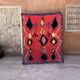 Tapis Marocain rouge - 152 x 193 cm