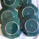 Set of 6 large octagonal plates from Salins, dimensions: diameter - 30 cm -