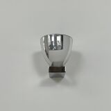 Vintage wall light, chrome and glass, France, 1970.