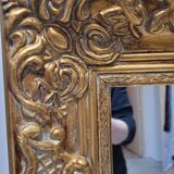 Gilded wooden mirror