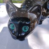 Black ceramic cat