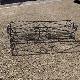 Antique wrought iron planter