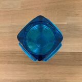 Vase en verre pressé “radiateur” de Frantisek Vizner, années 1960.