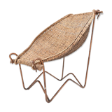 Chair Duyan mid-century Wicker by John Risley