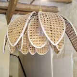 Lotus suspension in vintage cannage