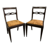 Pair of Regency style chairs from the 1940s.