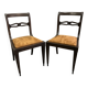 Paire de chaises de style Régence années 40