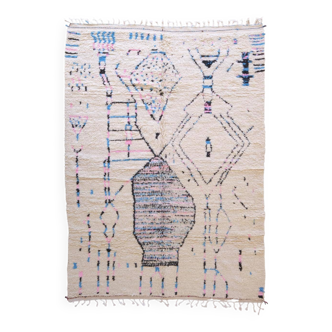Tapis Azilal à motif abstrait - 291 x 193 cm