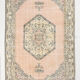 6x10 Classic Beige & Black Vintage Rug, 193x317Cm