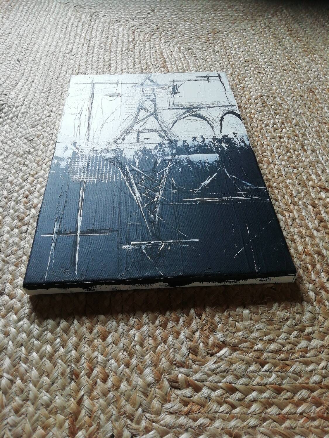 Acrylic painting on frame