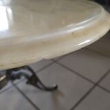 Light marble coffee table