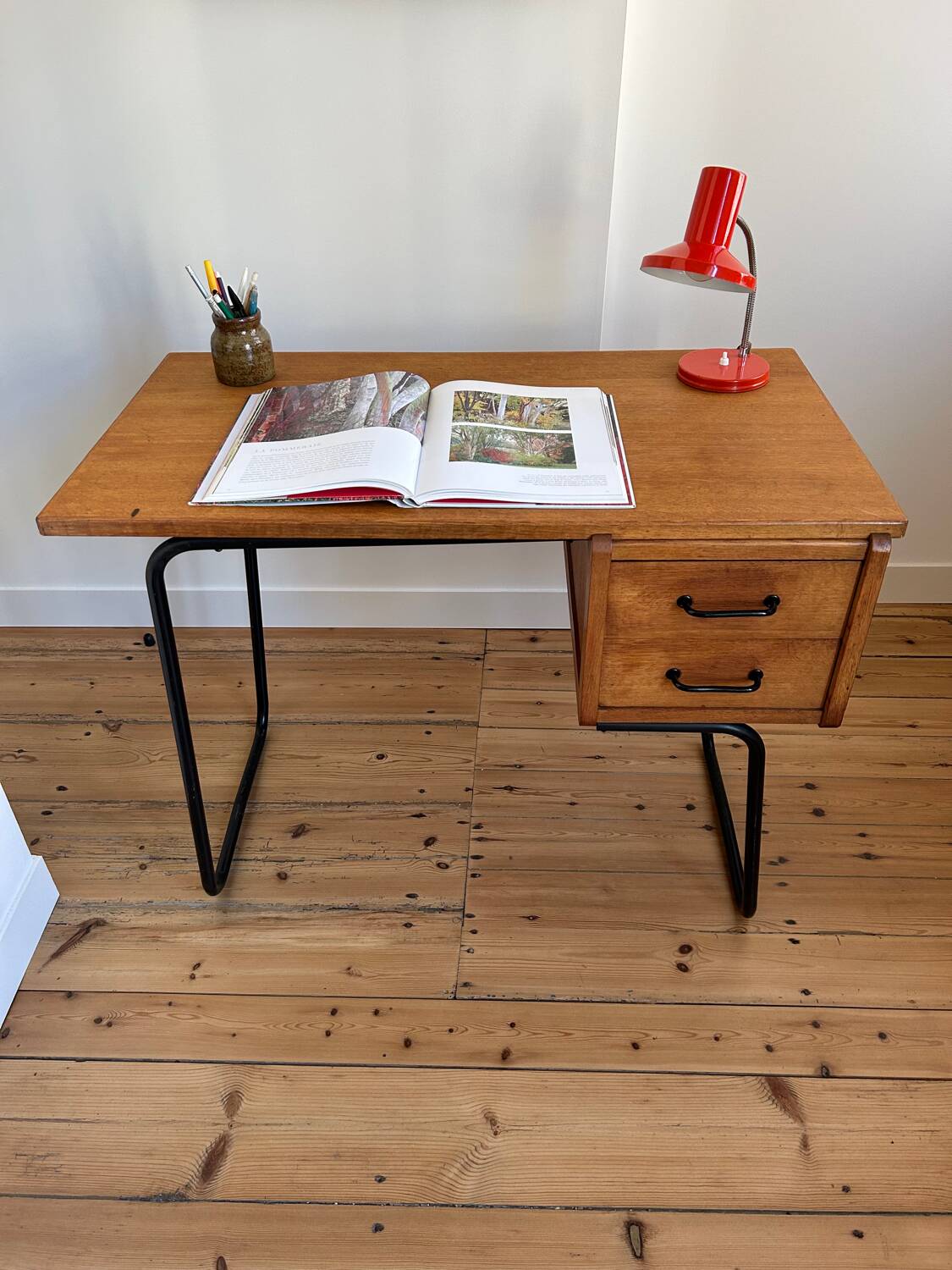Vintage oak desk