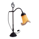 Gooseneck lamp with Vianne glass paste tulip
