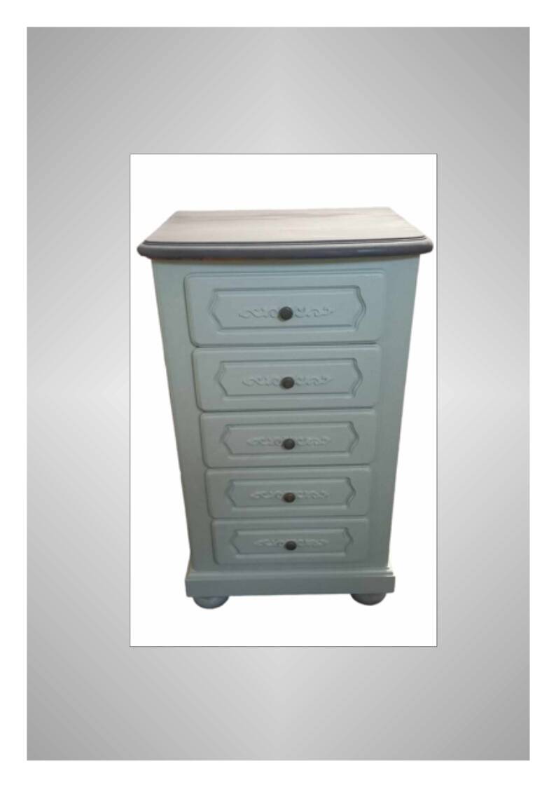 Vintage weekly chest of drawers