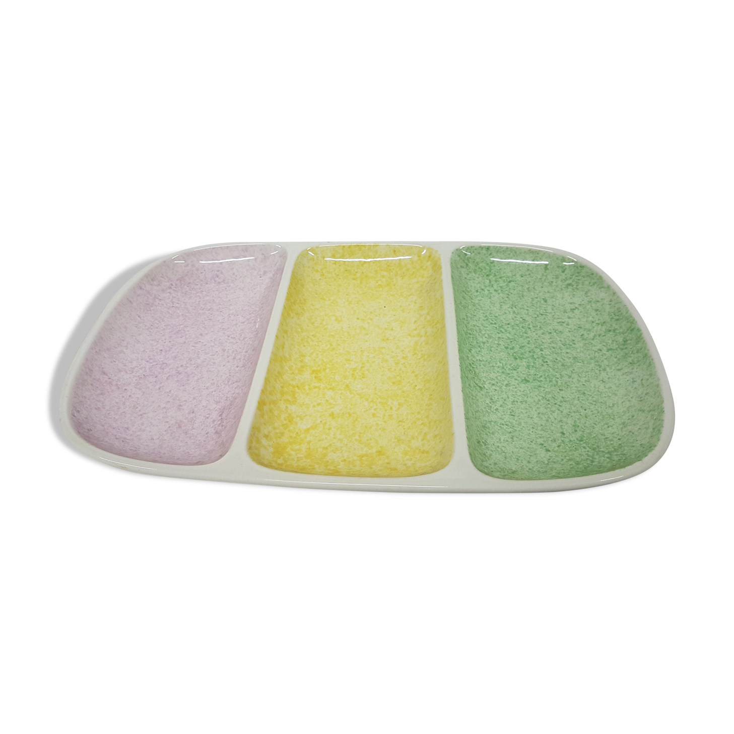 Dish raviers Gien France, 60s