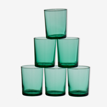 6 verres à eau vintage lesieur 1970